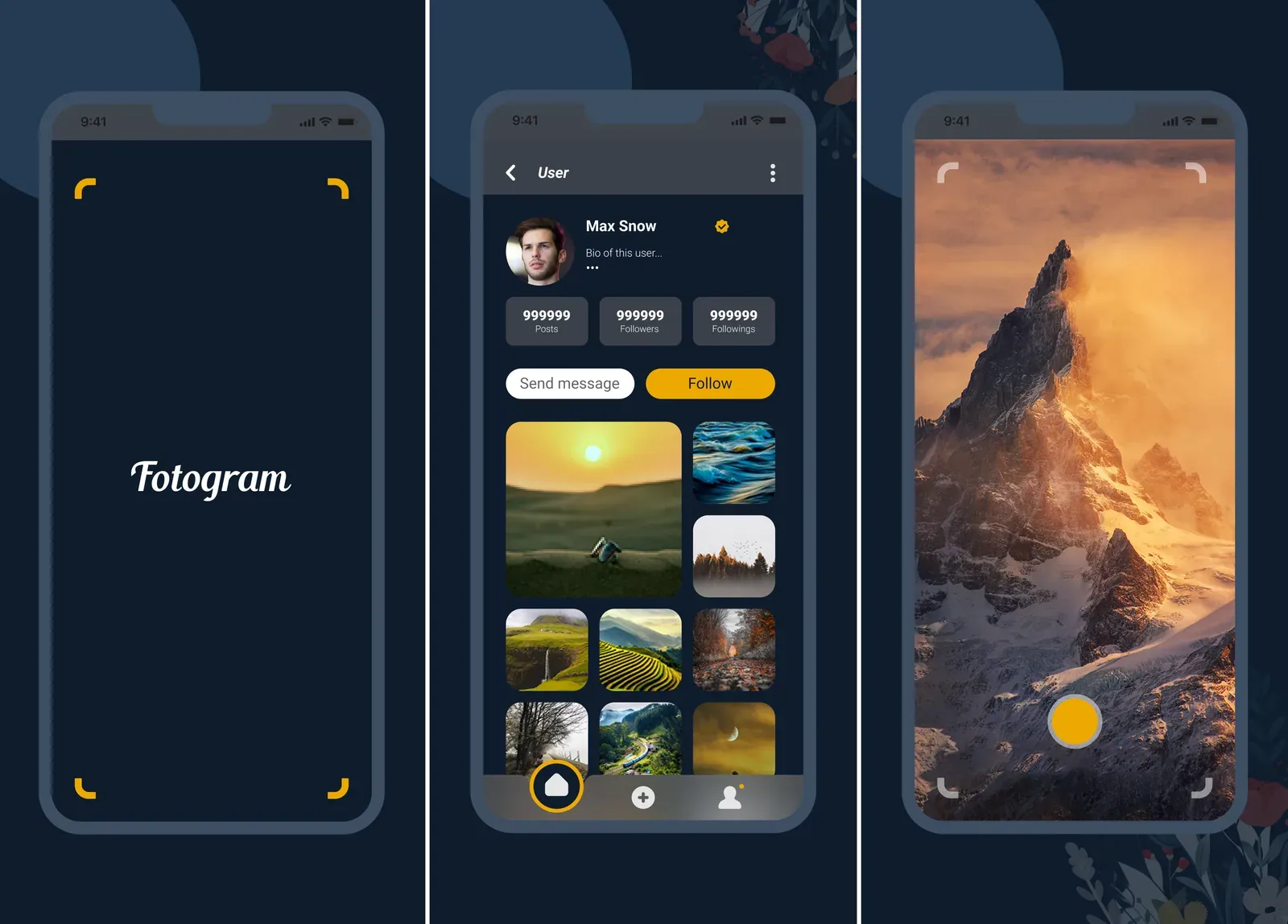 Fotogram, Profile and camera