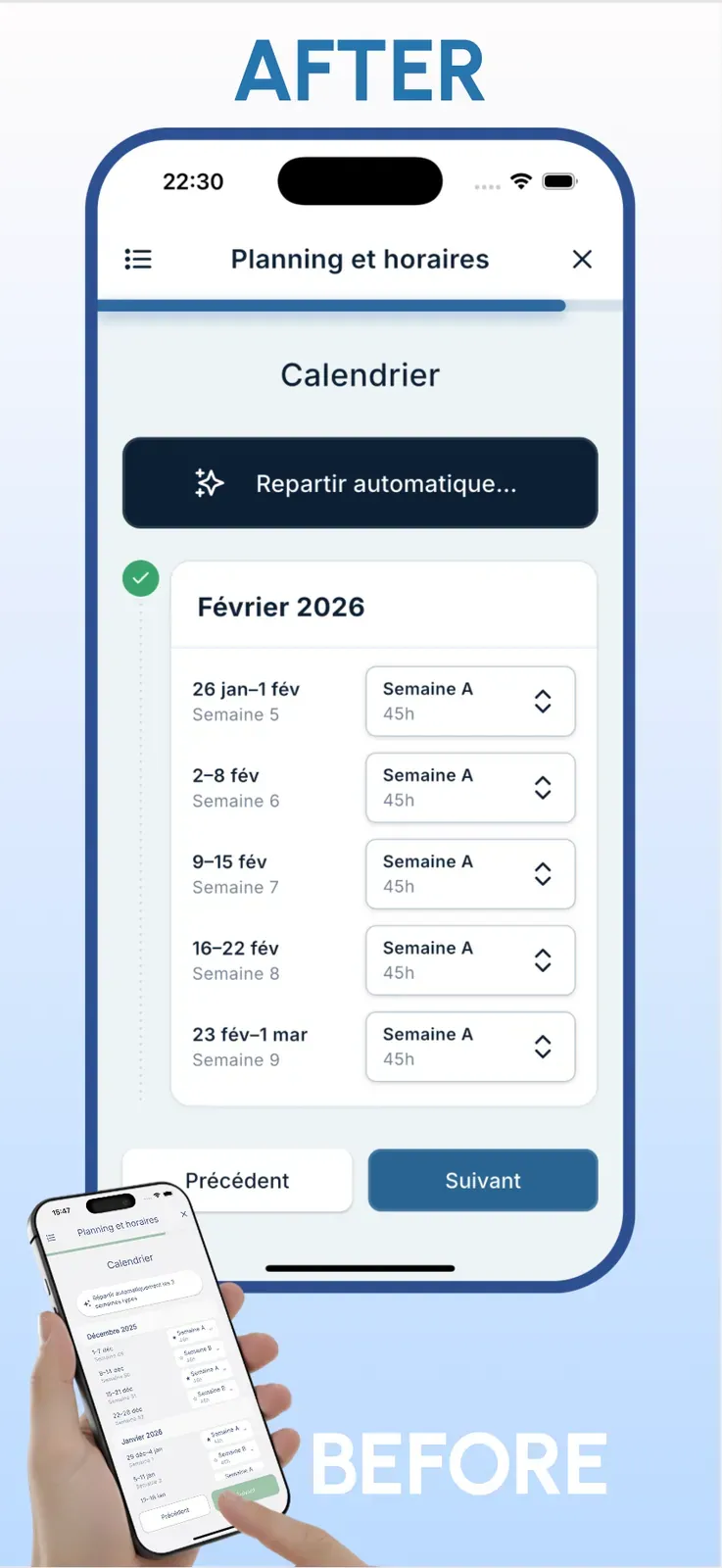 Envola, Schedule