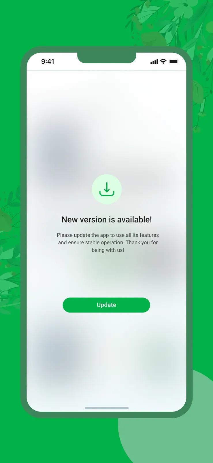 Kitaba, Update prompt