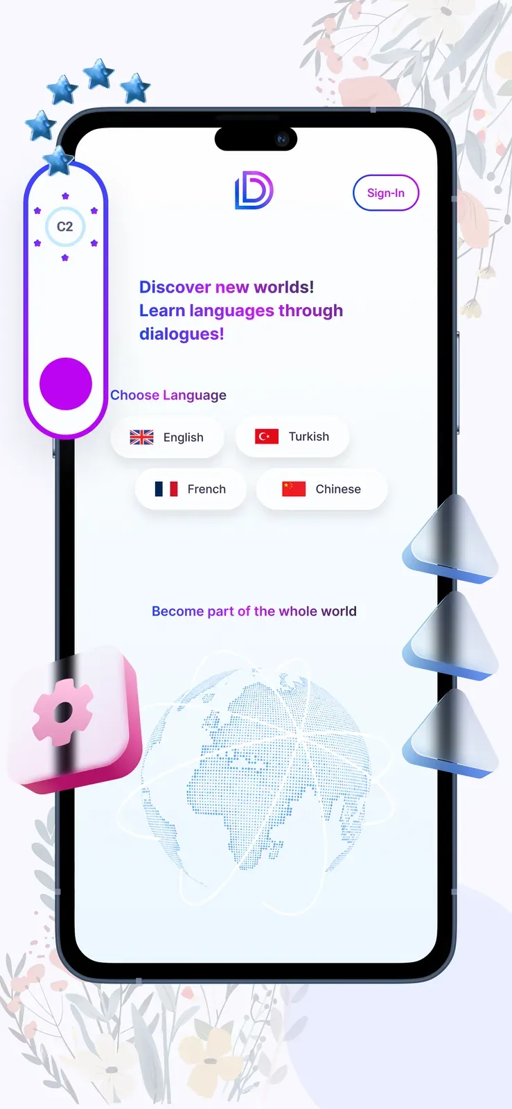 Dialang, Language choice