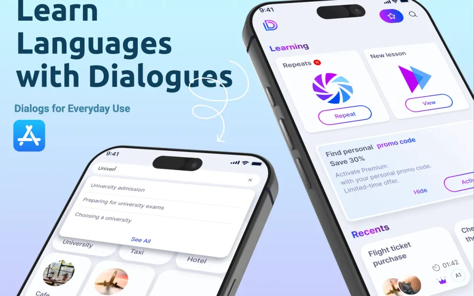 Dialang app preview